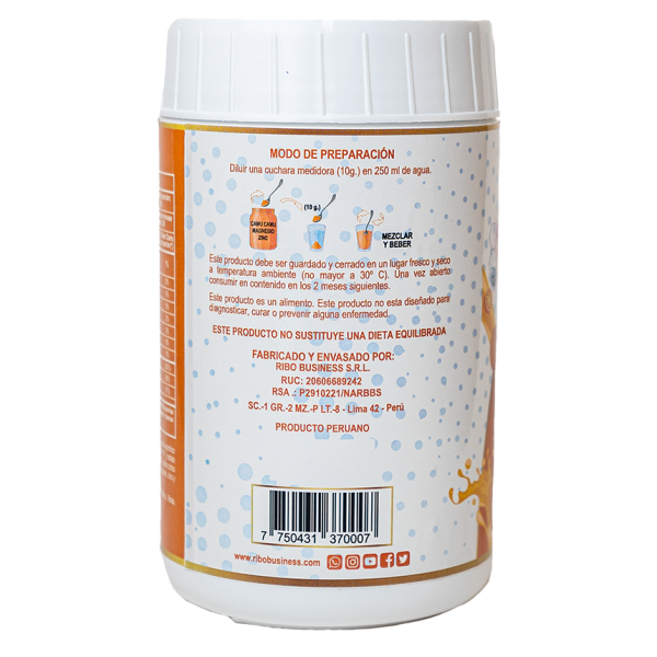 Polvo Nutricional con Vitamina C + Magnesio + Zinc - Imagen 3